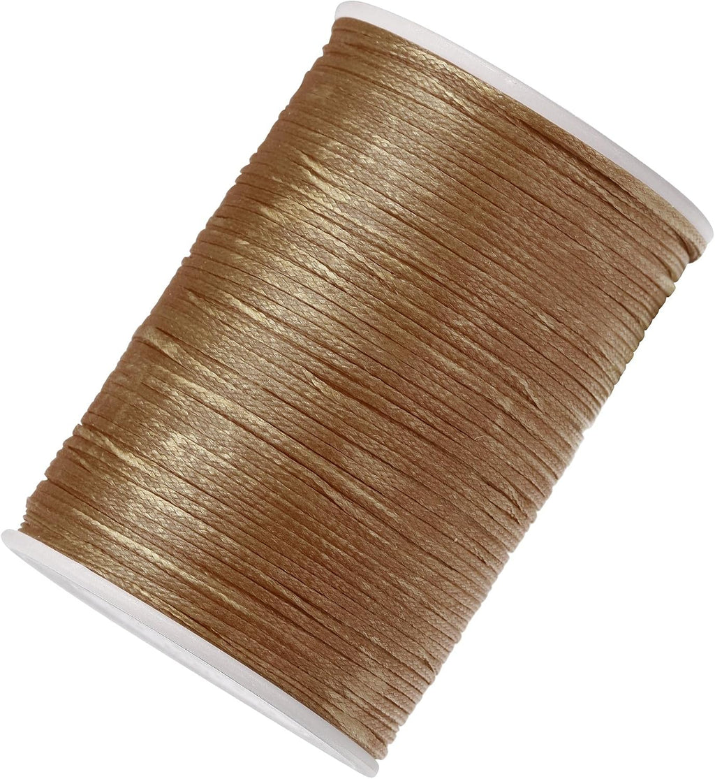 uxcell Leather Sewing Thread 98 Yards 150D/0.8mm Polyester Waxed Cord