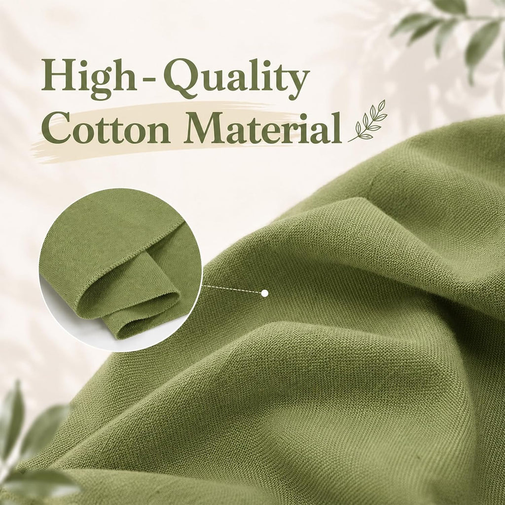 59" X 36"(1 Yard) Duck Cotton Canvas Fabric (Sage Green, 10oz)