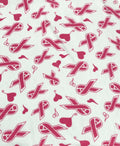 Assorted Anti-Pill Fleece Fabric by The Yard (Fleece-PinkRibbon)