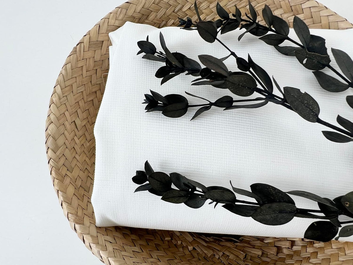 White & Ivory Fabric Yardage – Neutral Sewing, Quilting & DIY Crafts