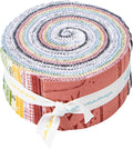 J Wecker Frisch Sew Journal Rolie Polie 40 2.5-inch Strips Jelly Roll