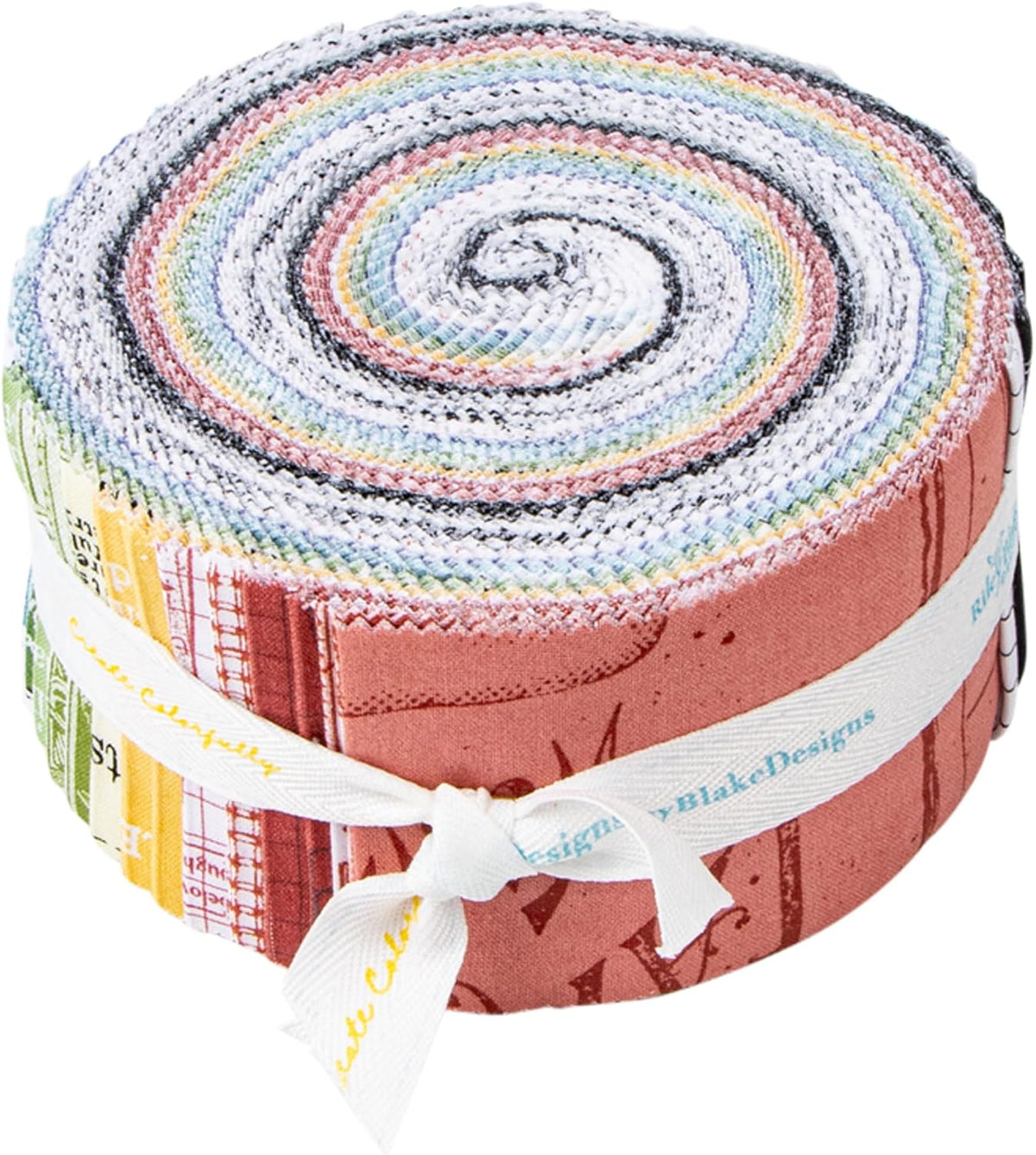 J Wecker Frisch Sew Journal Rolie Polie 40 2.5-inch Strips Jelly Roll
