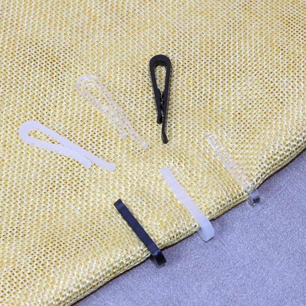 Mini Skater U Shape Plastic Alligator Clips for Ties Socks Pants Shirt