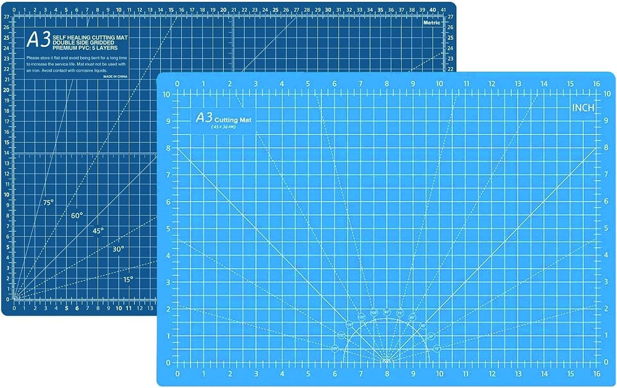 18"x12" Thickened 2.5mm,Self Healing Cutting Mat, A3 quilting cutting