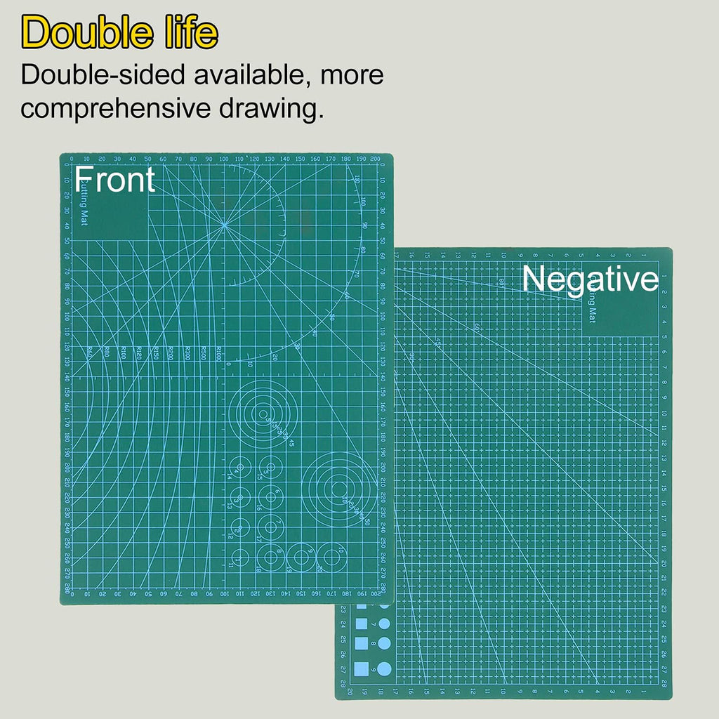 TORMEN Self-Healing Cutting Mat, Double-Sided Rotary Mat 11.81 in