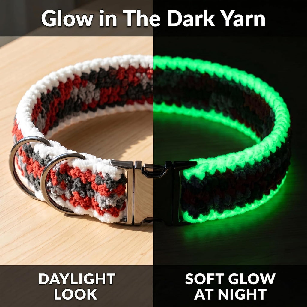 Chunky Yarn for Hand Knitting, 8 Skeins, Tie Dye Glow in the Dark