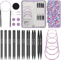 Katech Interchangeable Knitting Needles Set- 9 PRS Circular Knitting