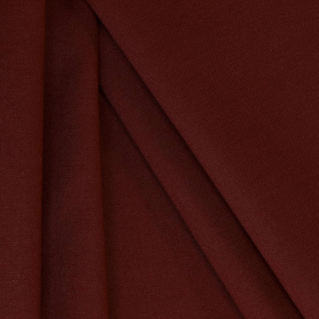 Mook Fabrics Delight Solid Cotton Fabric, Syrah Cut by The Yard