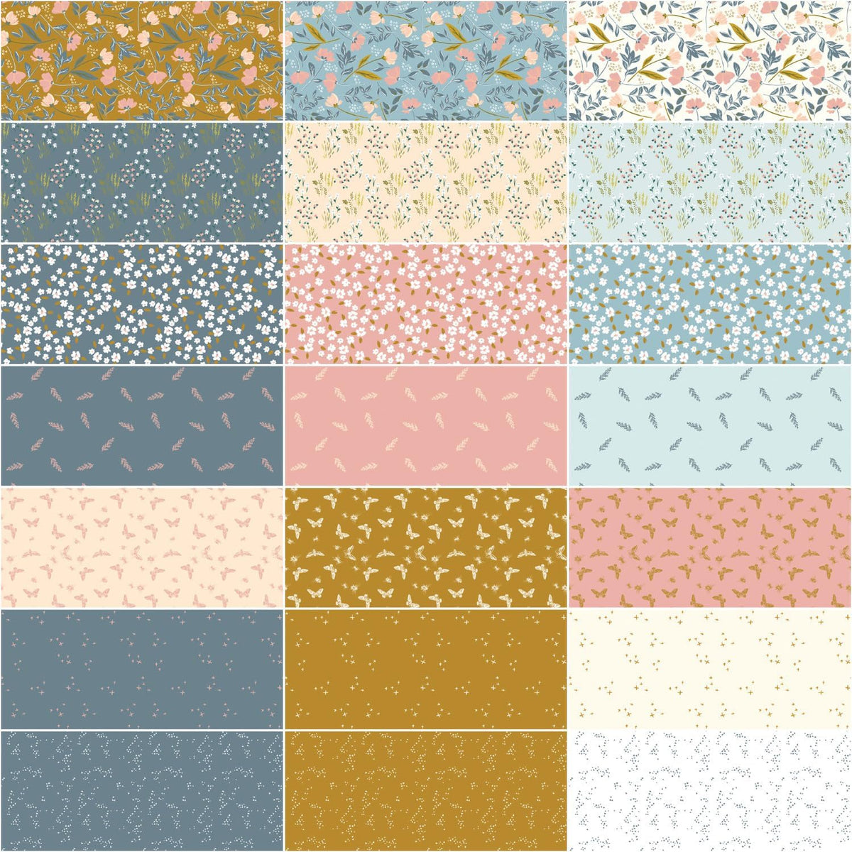 Simple Simon & Company Petals & Hazel 21 Fat Quarters Riley Blake