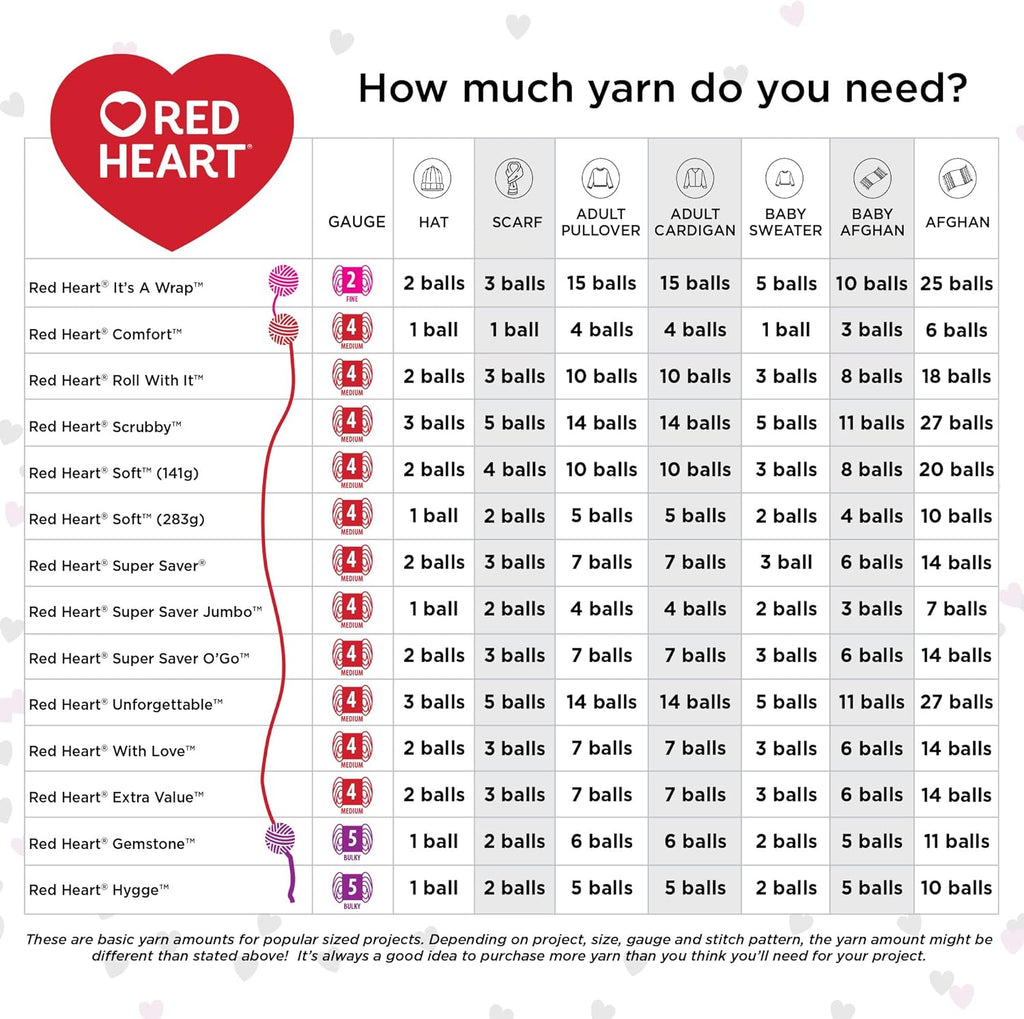 Red Heart Super Saver Jumbo Yarn for Crocheting, Buff, 2-Pack