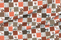 Spoonflower Fabric Woodland Patchwork Quilt Bear on Cotton Poplin