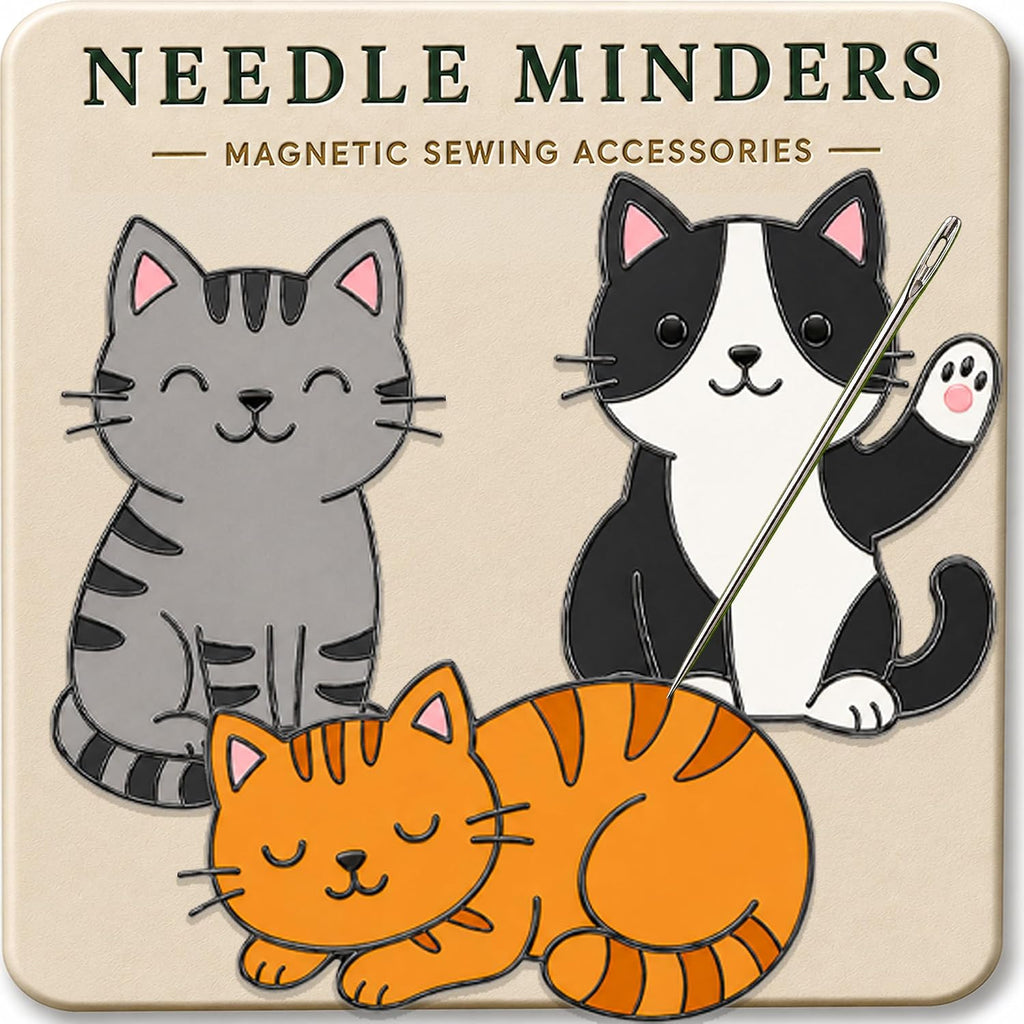 Kraftex Magnetic Needle Minder. Needleminder for Embroidery & Sewing.