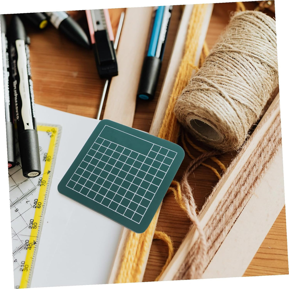 Mini Paper Cutting Mat for Sewing and Scrapbooking, 6x6cm