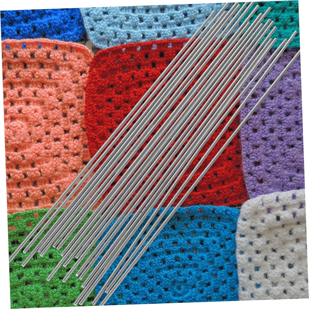 24pcs Stainless Steel Fixed Rod Pins for Knitting Blocking