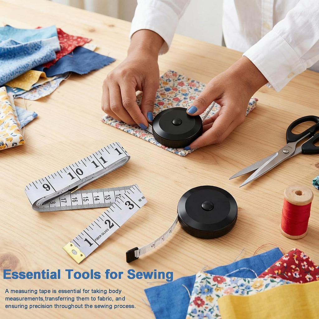 Soft Tape Measure for Body Measurements, 2-Pack 60" Flexible