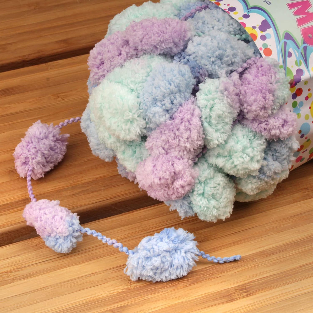 JubileeYarn Pom Bomb Yarn - Diamonds in The Sky - 4 Skeins
