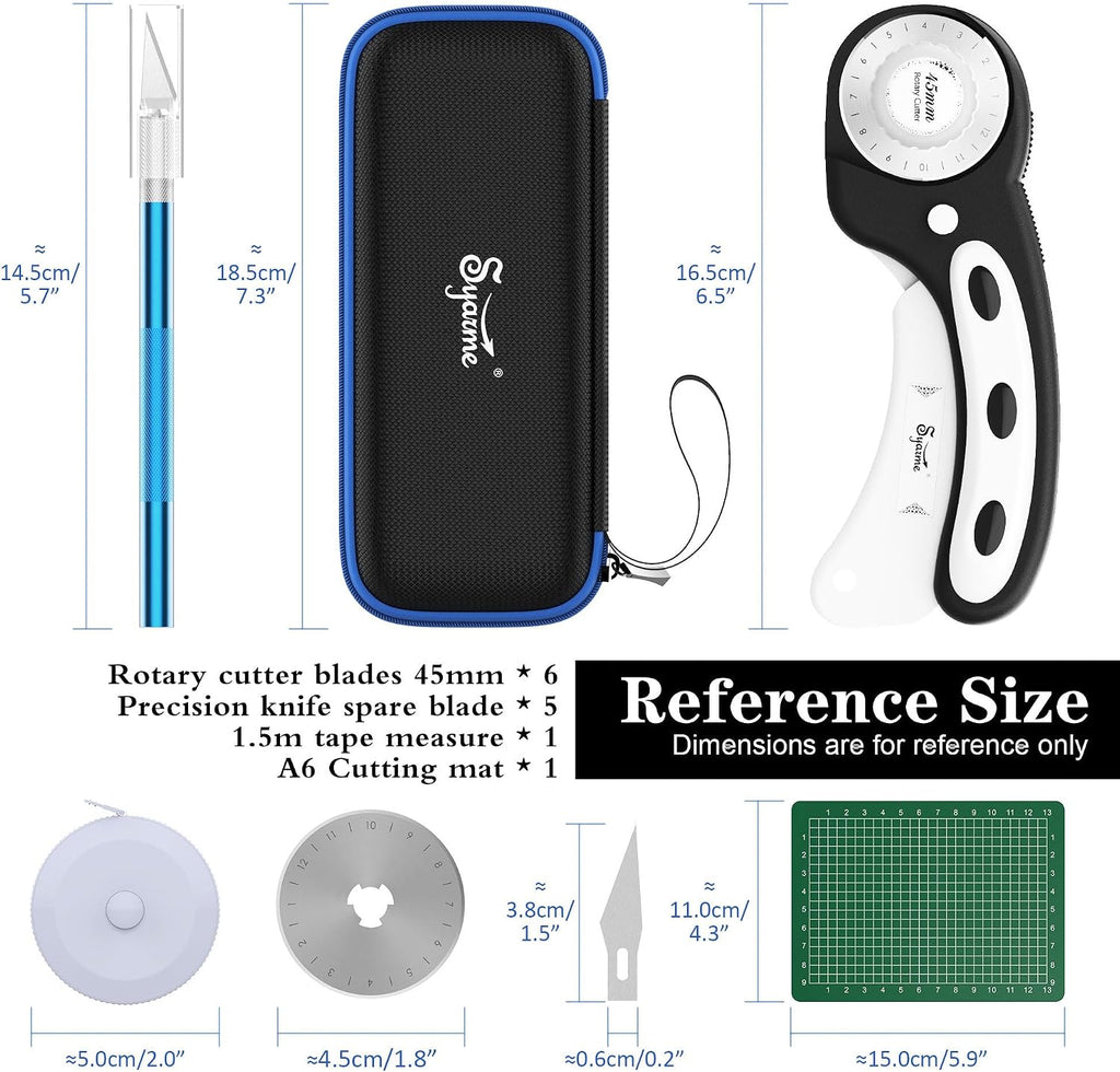 45mm Rotary Cutter | Rotary Fabric Cutter | Rotary Cutters for Sewing
