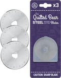 The Quilted Bear Rotary Blades 45mm - Precise Cutting & Long Lasting