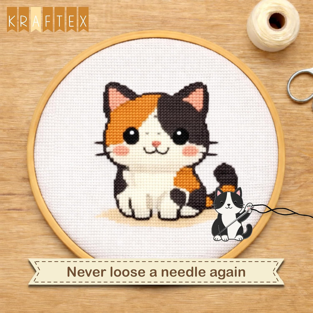 Kraftex Magnetic Needle Minder. Needleminder for Embroidery & Sewing.
