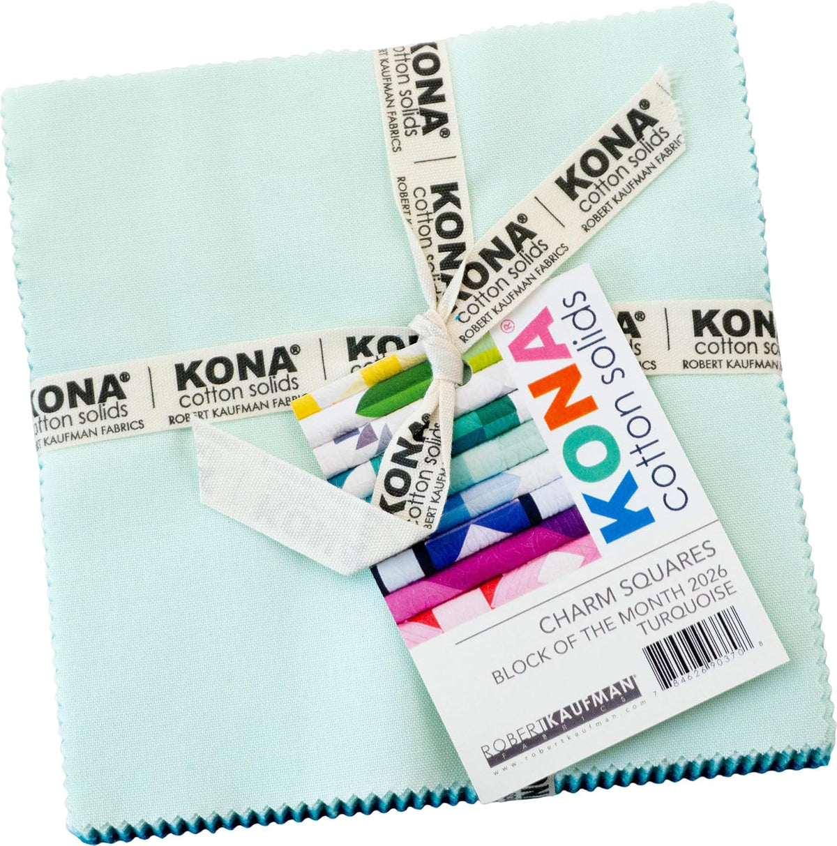 Kona Cotton Solids BOM Color Patchwork Party Turquoise 42 5-inch