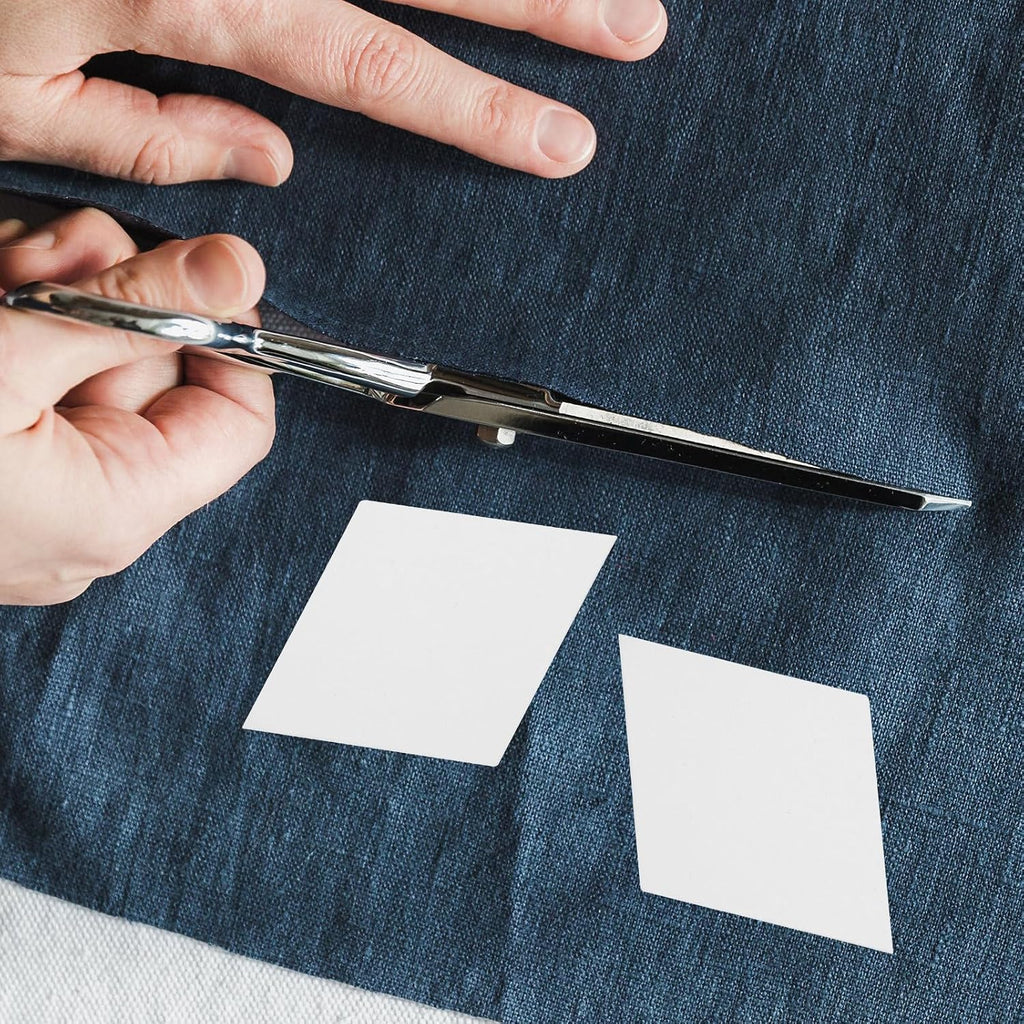 100pcs Diamond Paper Piecing Templates, White Hexagon Shapes