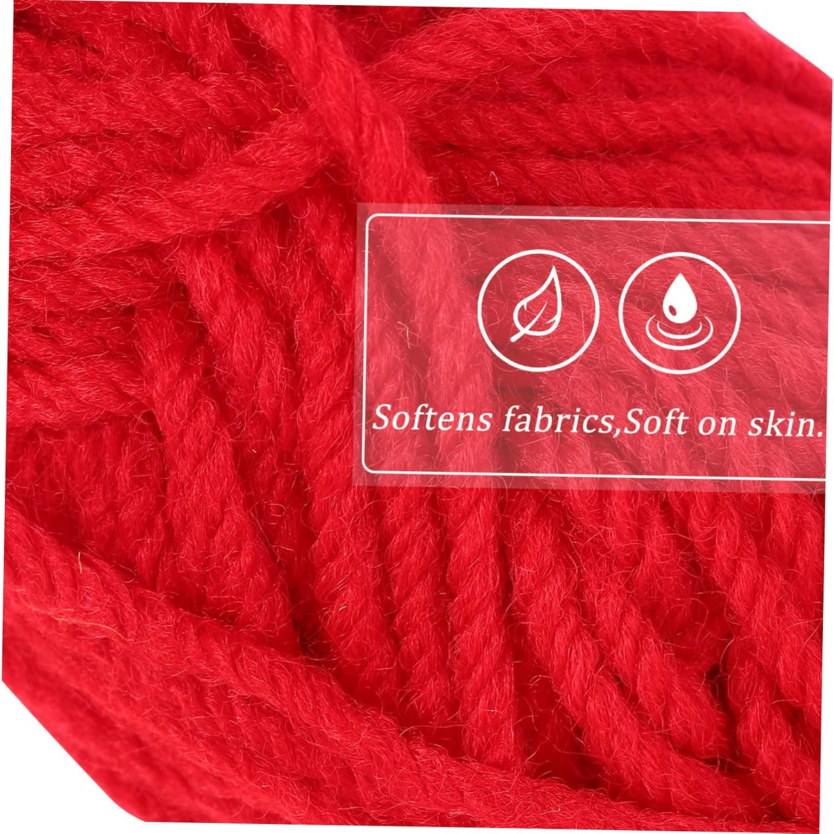 Acrylic Yarn Soft Craft Wool for Knitting 12 Rolls Crochet, 10g