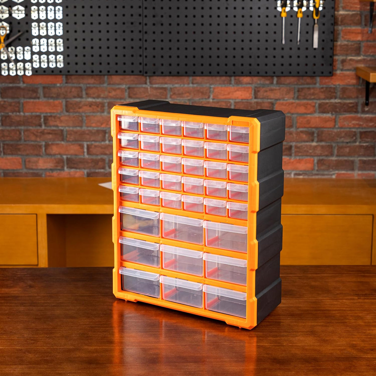 Amazon Basics Wall Mount Hardware and Craft Storage Cabinet Organizer