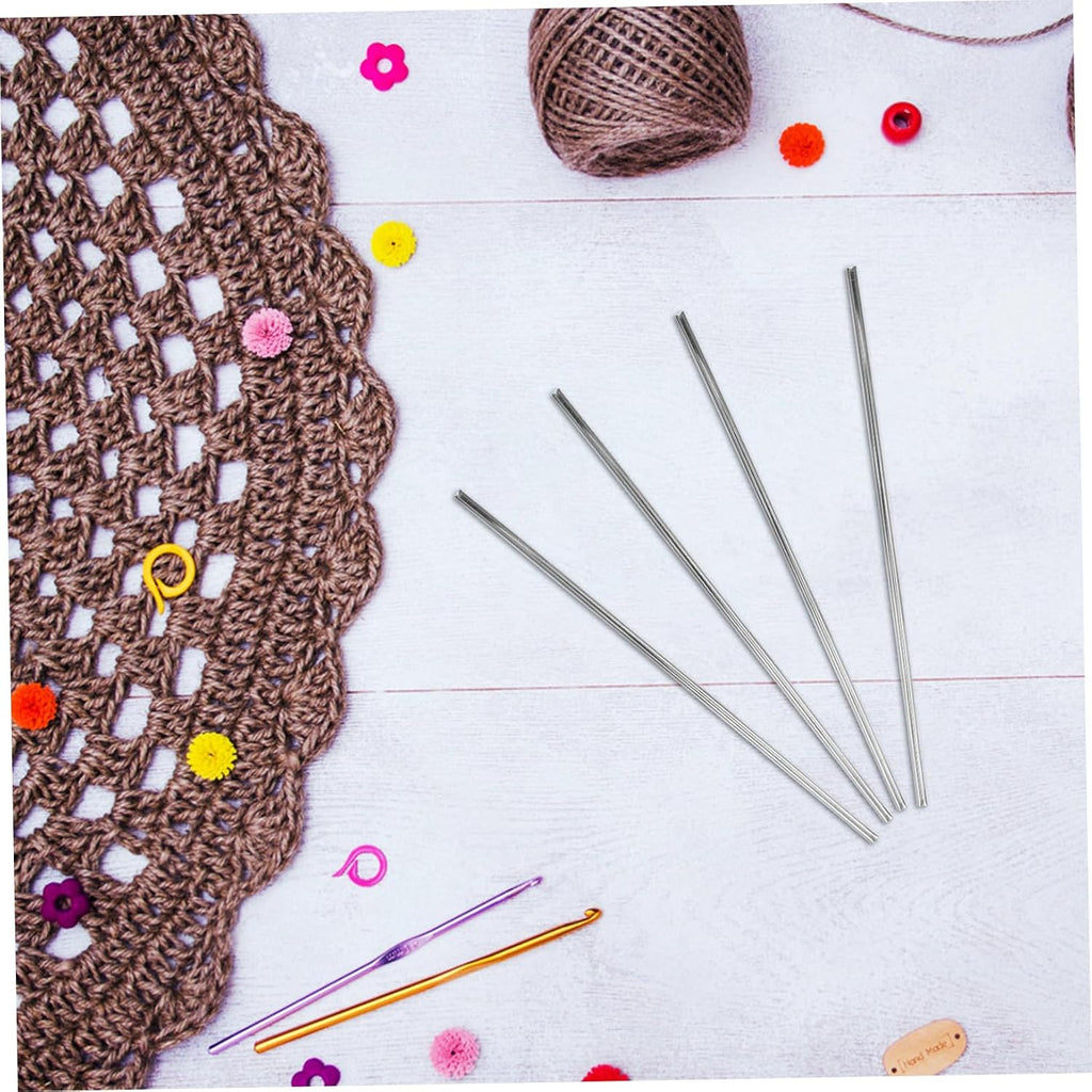 Steel Blocking Pins Set for Knitting and Crochet, 50pcs Silver