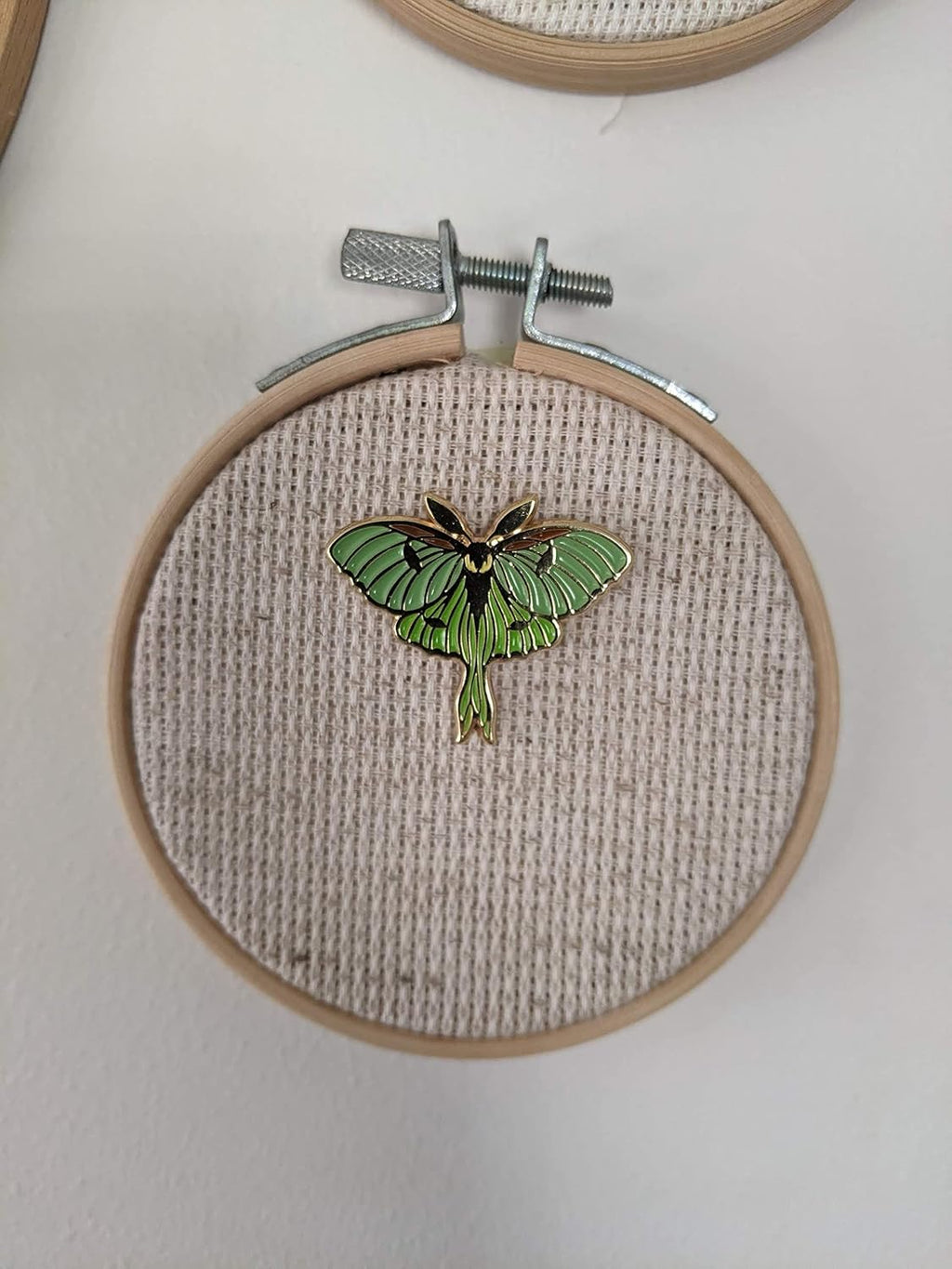 Pastel Luna Moth Needle Minder