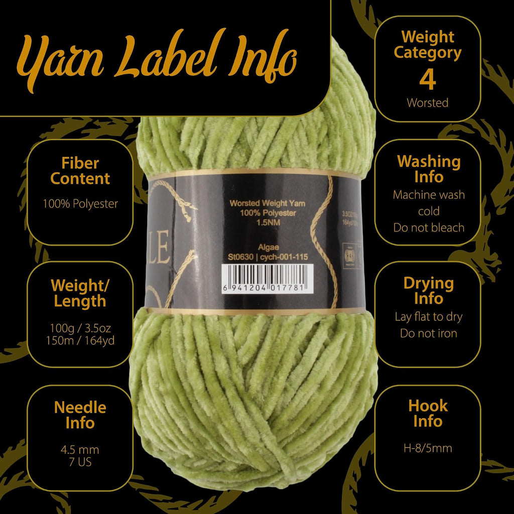 JubileeYarn Chenille Yarn - Nibiru - 2 Skeins