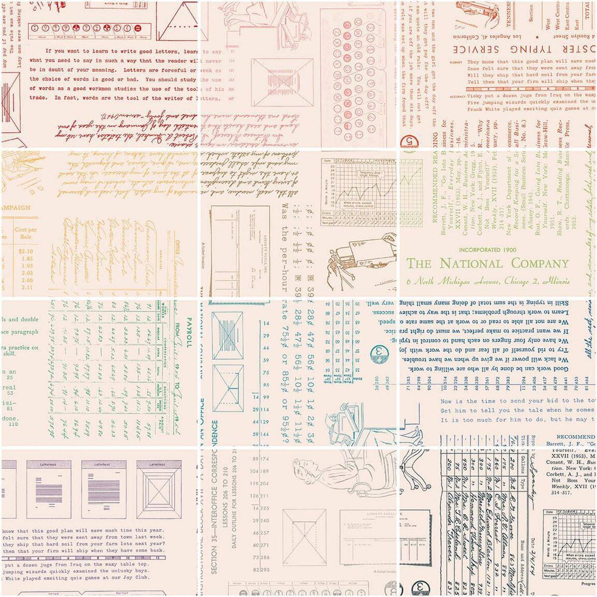 Lori Holt Type/ography B 12 Fat Quarters Riley Blake Designs