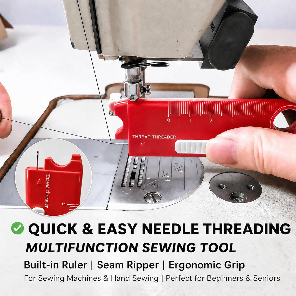 Quilive Automatic Needle Threader Tool for Sewing Machine & Hand