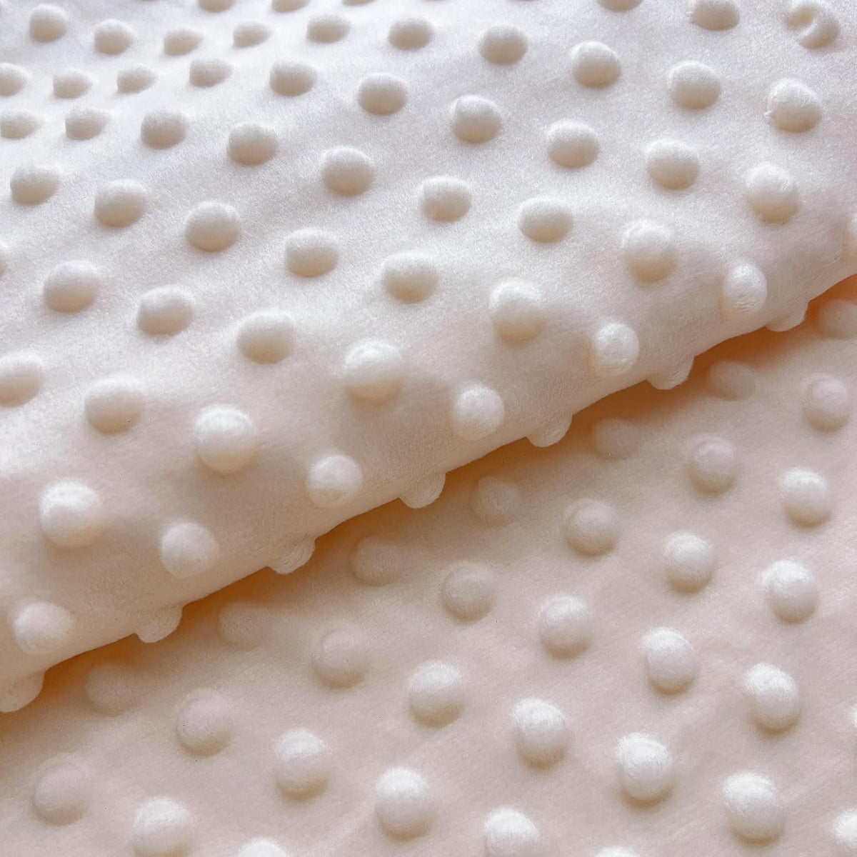 1 Yardx62 Inch Minky Dot Fabric by The Yard DIY Making Supplies