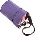 Canvas Crochet and Knitting Organizer Bag, Cylindrical Yarn Storage