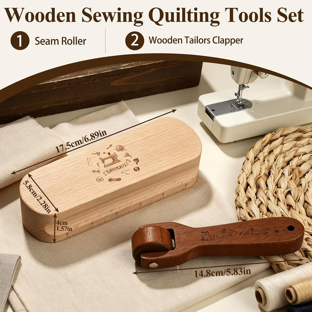 FTEVEN Tailors Clapper for Quilting Tailors Clapper/Quilting Seam
