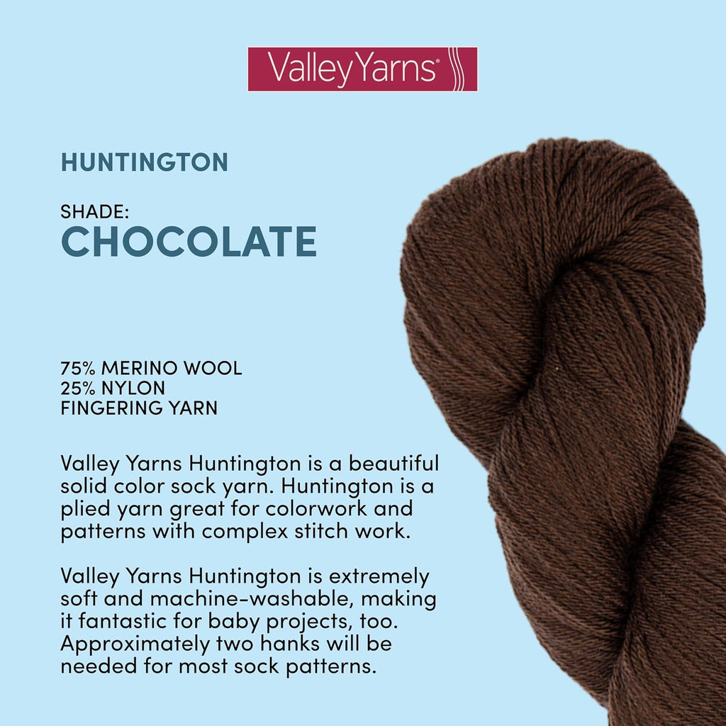 Valley Yarns Huntington - Fingering Weight Yarn - 1.76oz/50g