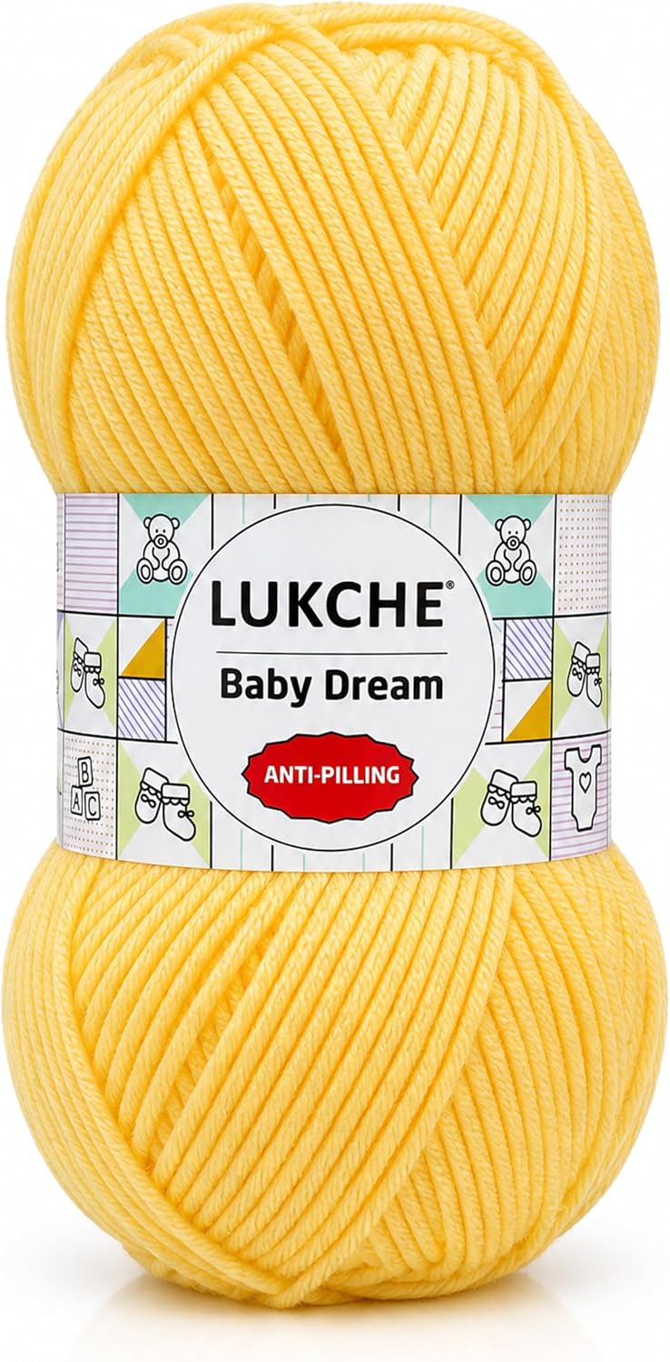 Baby Dream Anti-Pilling Acrylic Yarn for Crochet & Knitting, 100%