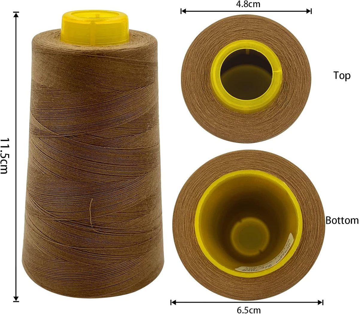 Tortoise 4 Cones of 3000 Yards Each Spool Thread for All Purpose