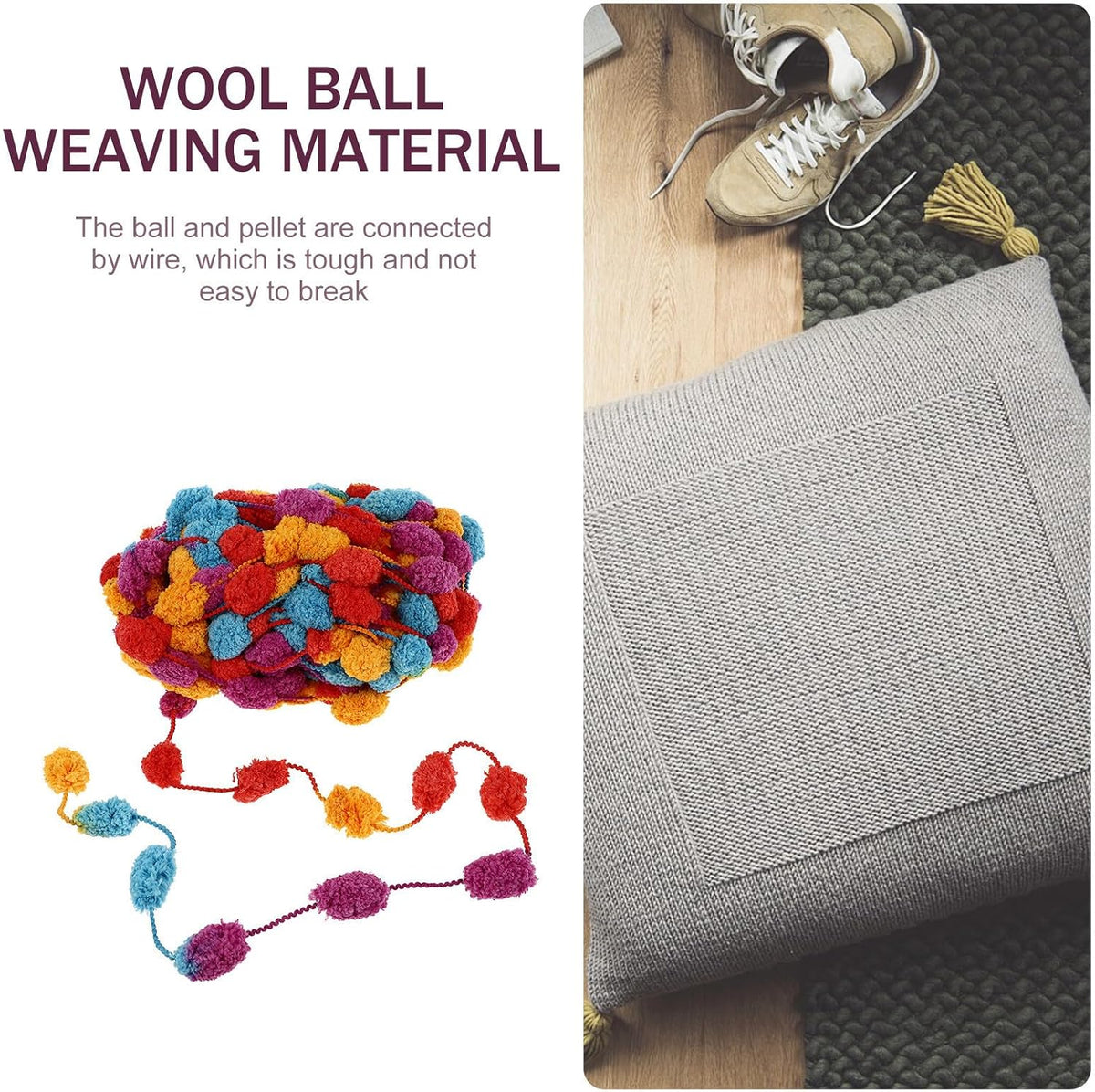Polyester Chunky Knitting Yarn for Crochet Scarves and Throw Blankets