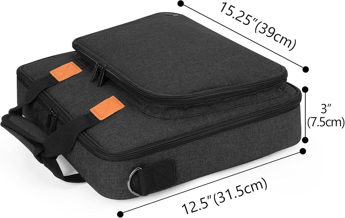 LUXJA Embroidery Project Bag, Embroidery Kits Storage Bag (Bag Only)