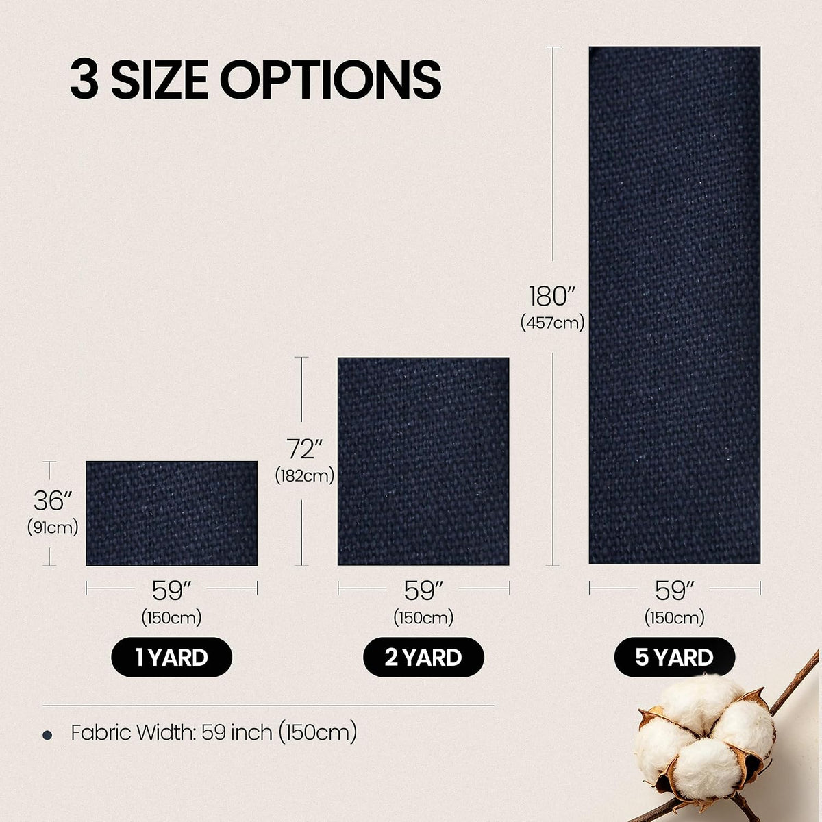 Wildarms 100% Cotton Canvas Fabric by The Yard - 59" Wide 12oz