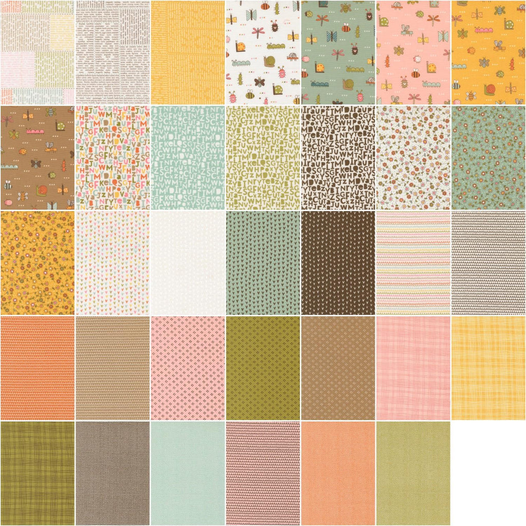 Sweetwater Bug Collector Charm Pack 42 5-inch Squares Moda Fabrics