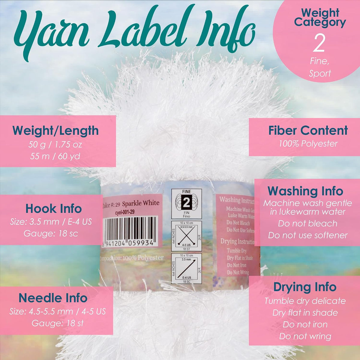 JubileeYarn Feather Whimsy Eyelash Yarn - Caramel - 6 Skeins