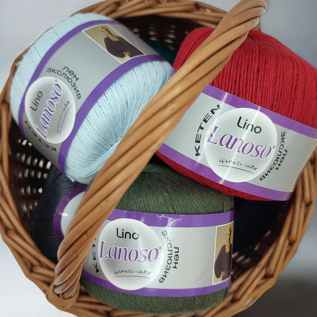 Lino Yarn - 50% Linen 50% Viscose Blend, 50g (1, 934)