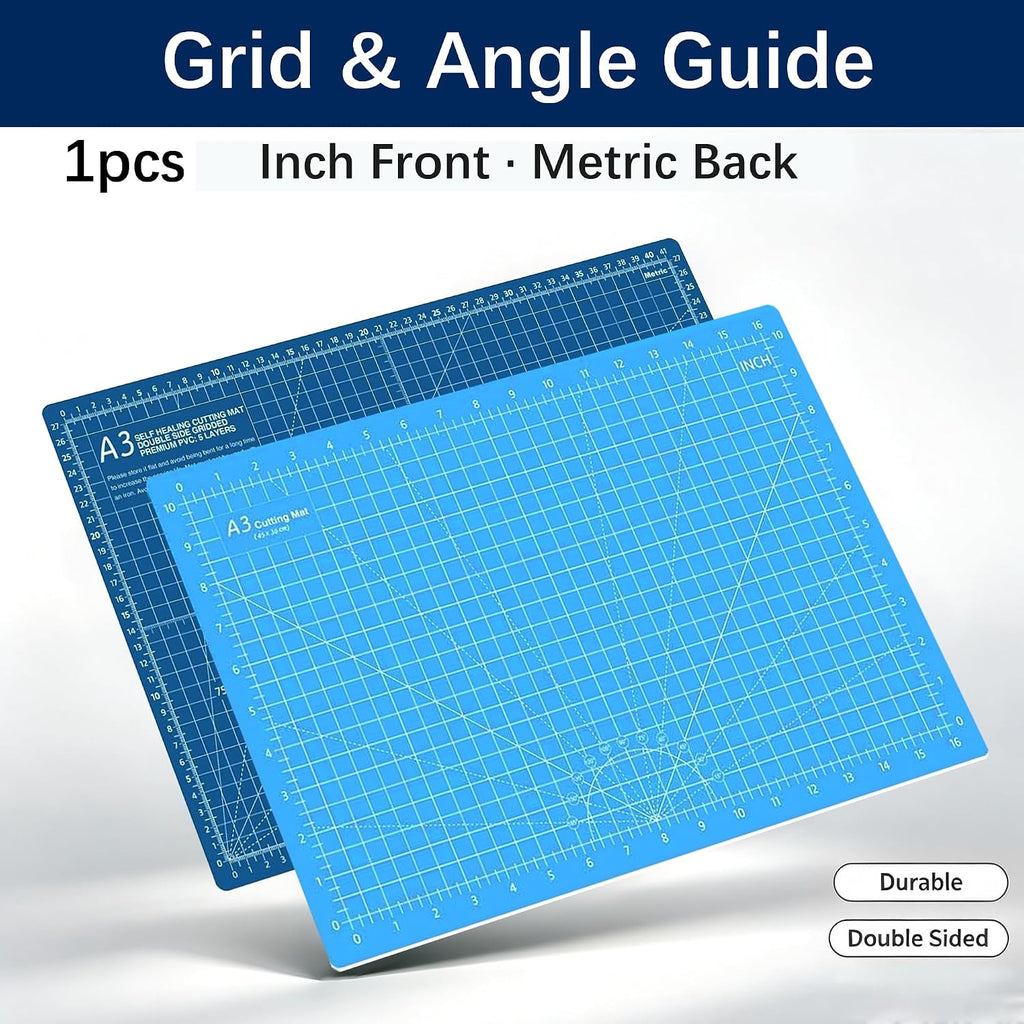 18"x12" Thickened 2.5mm,Self Healing Cutting Mat, A3 quilting cutting