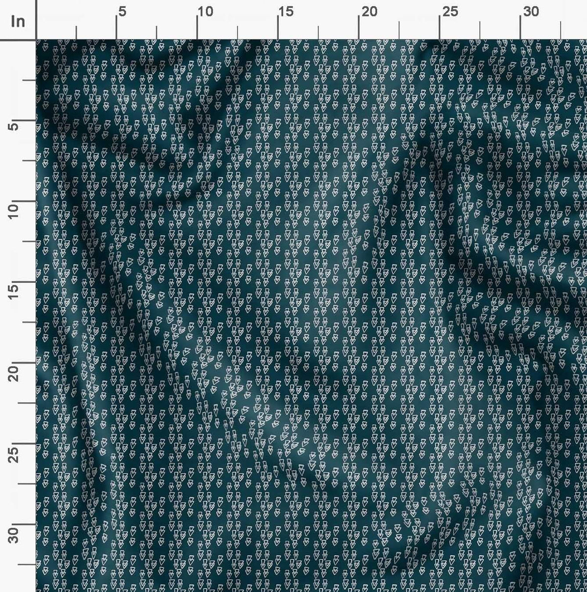 Soimoi Cotton Canvas Blue Fabric - by The Yard - 56 Inch Wide
