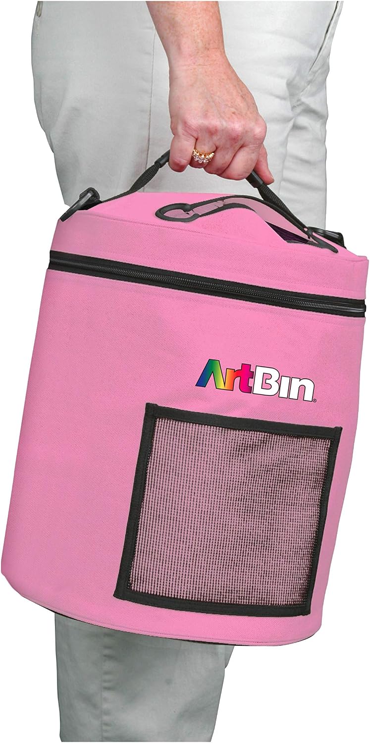ArtBin 6806SA Yarn Drum, Portable Knitting & Crochet Storage, [1] Poly