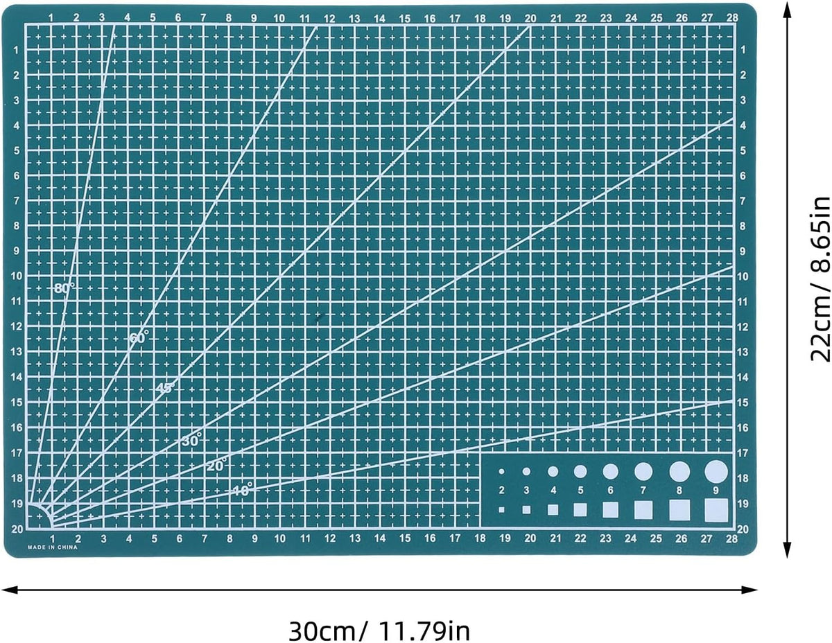 Rotating Cutting Mat Sewing Mat Double Sided Measurement Grid