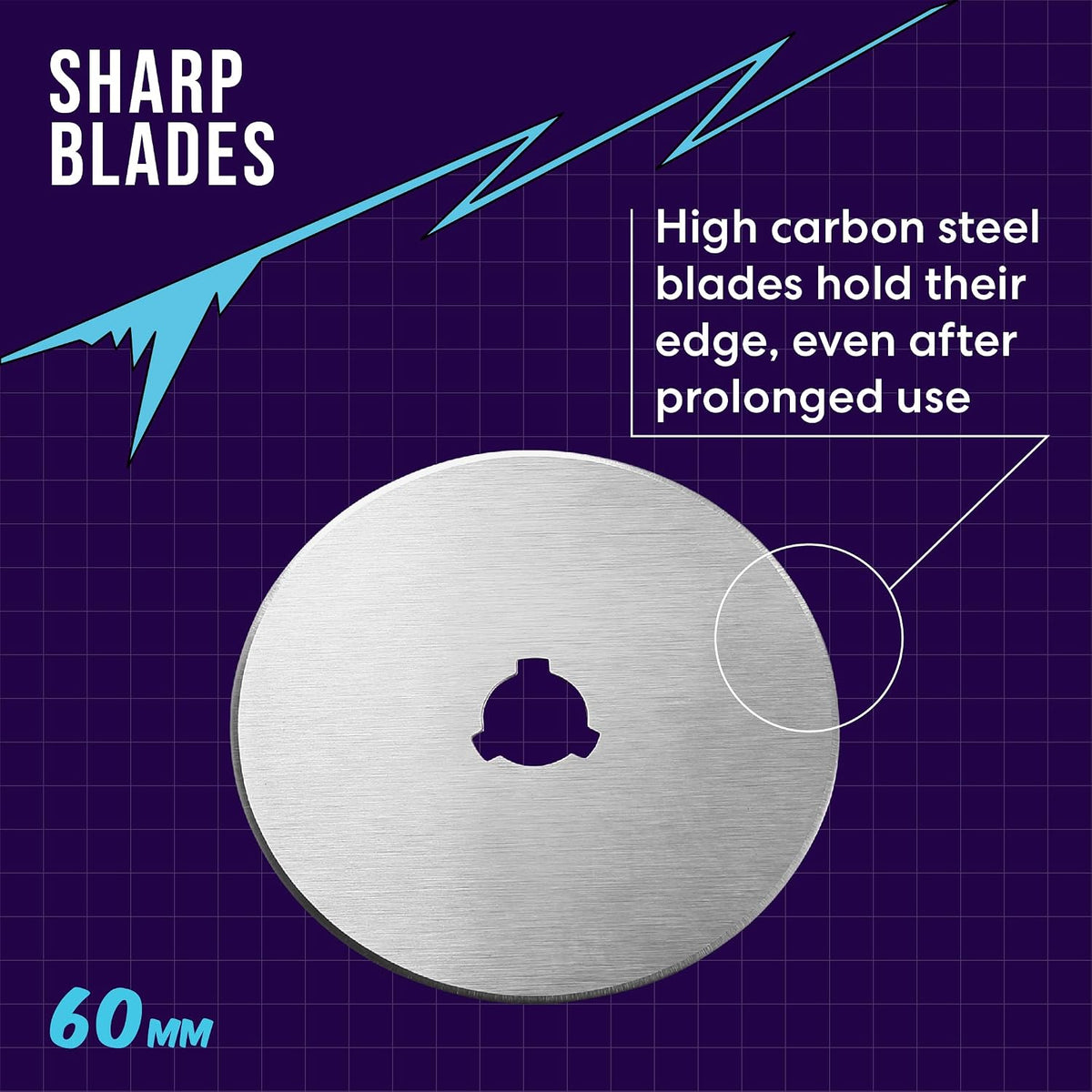 Zoid 60mm 5-Pk Rotary Refill, Cutting Wheel Blade Refills, Rotary