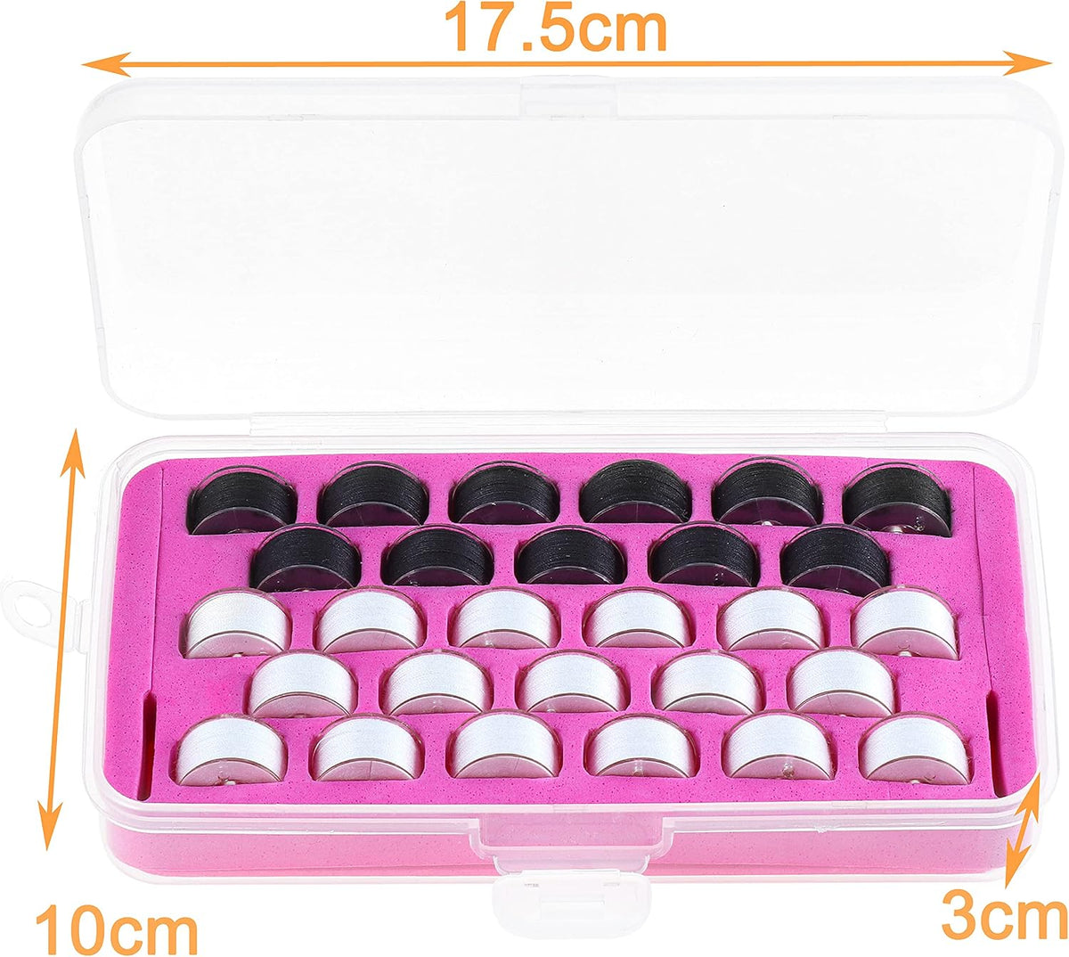 New brothread 28pcs Size A SA156 Prewound Bobbin Thread